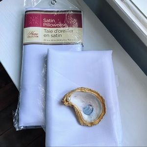 NWT Silky Satin Pillow Cases 20" x 30" by Home Collection